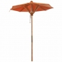 6-foot teak umbrella frame only (with pulley) (um-009 kr)